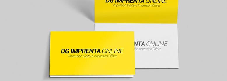 Imprenta Tarjetas de Visita en Linares. Tarjetas Visita plegadas Linares